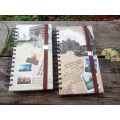40k Spiral Winding Elastic Meeting Journal Notebook with Line